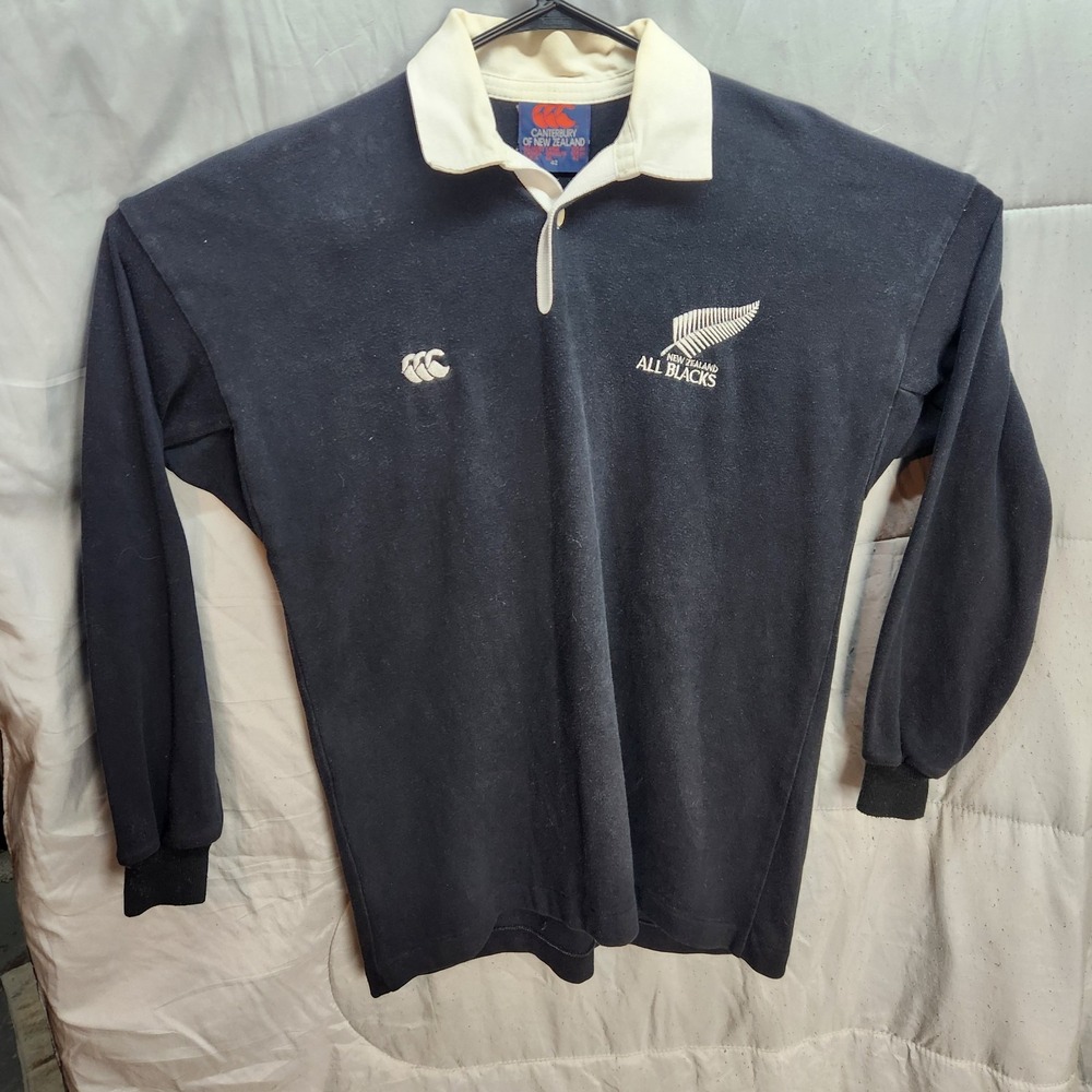 New Zealand All Blacks 1990-92 Rugby Vintage Jersey Men Size XL 42